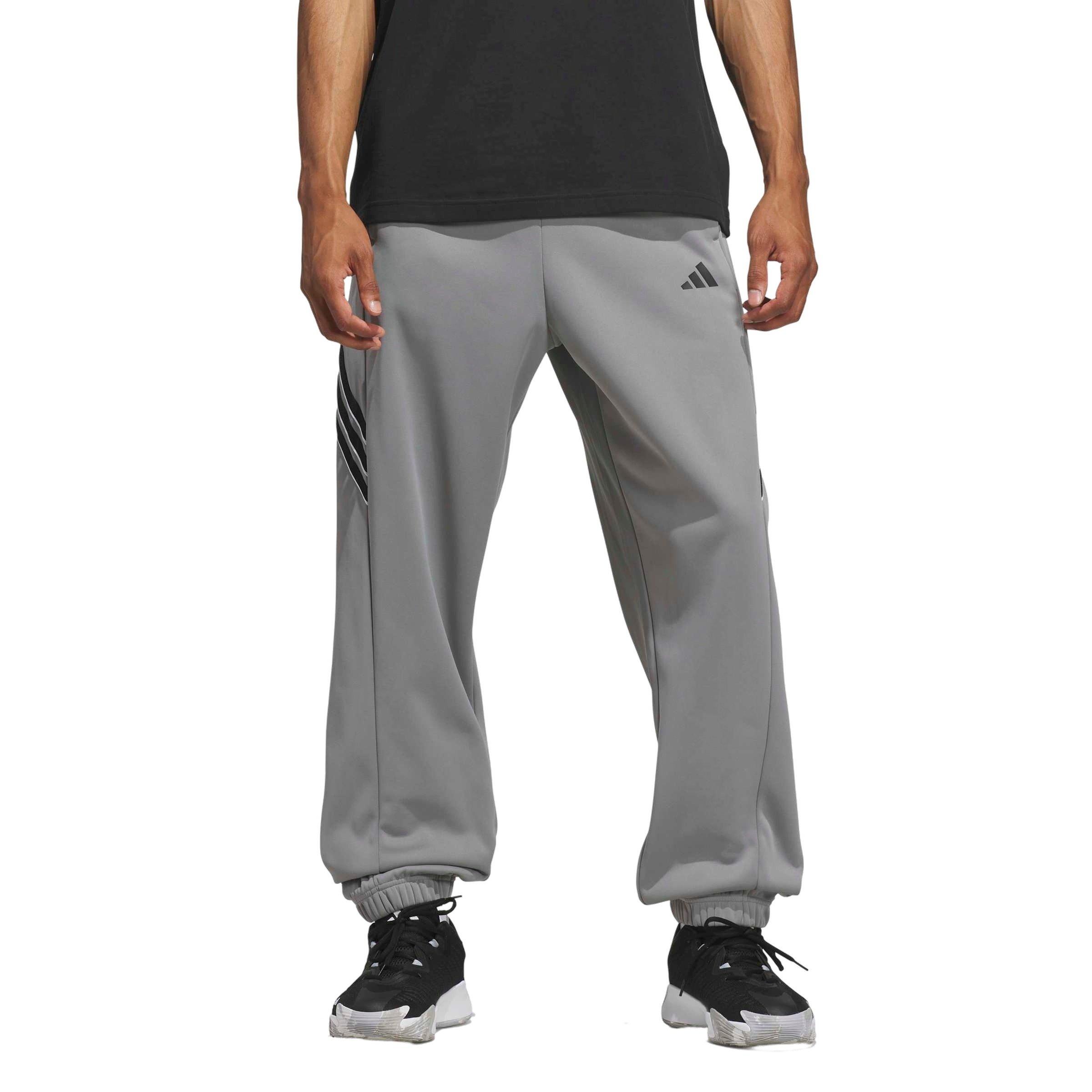 adidas Men's Crazy Warm Fleece Pants - Grey - GREY